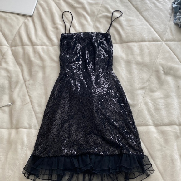 Lucy in the Sky Dresses & Skirts - black sequin hoco dress